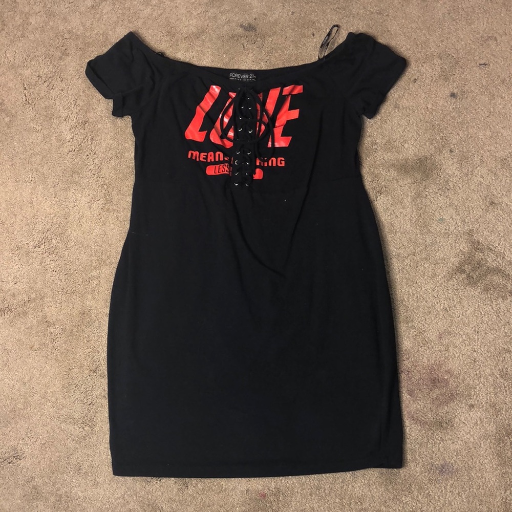 Black Lace Up Dess